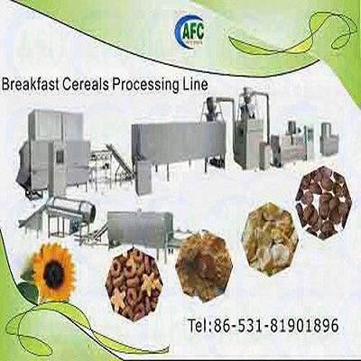 Corn flakes processing line Grain Cereal Snacks  Flakes Process Line