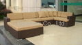 rattan sofa set