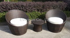 rattan sofa set