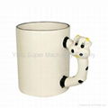 coated animal handle mug animal shaped mugs 2