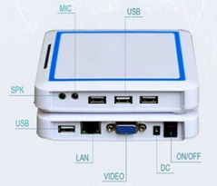 thin client pc station support win7 with four usb ports