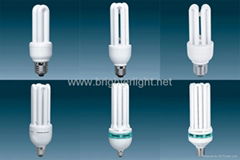 U-shaped CFLs compact flourescent energy saving lamp/bulbs