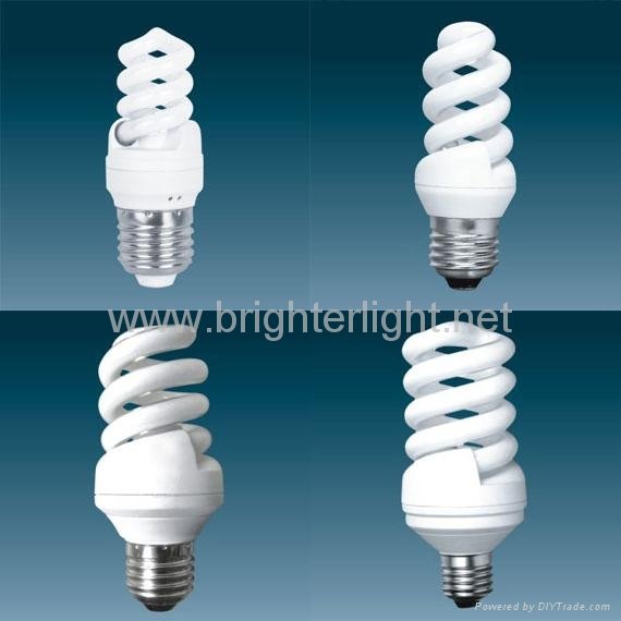 Full spiral CFLs compact flourescent energy saving lamps 