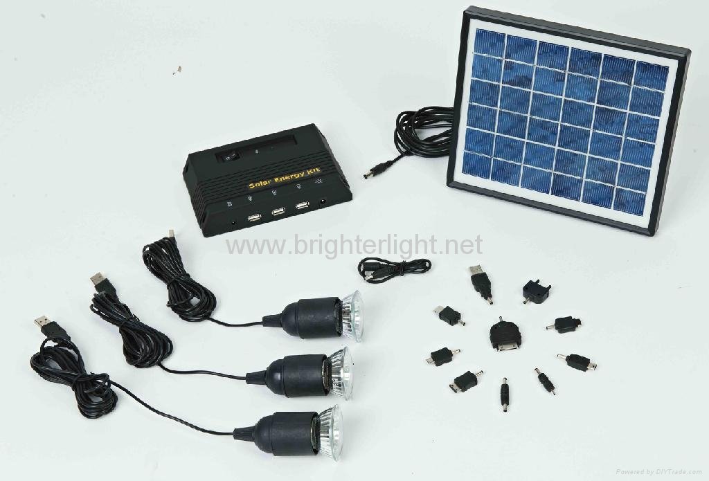 4W water proof solar home power system