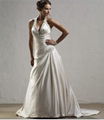 fashion satin wedding dress 1