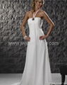 fashion satin wedding dress 2