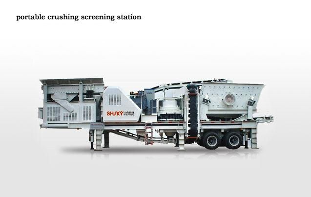 mobile crushing station