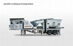 mobile crushing station