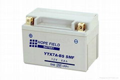 YTX7A-BS,Yuasa battery,Motorcycle battery,MF battery