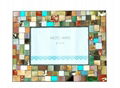 Colorful Mosaic Glass Photo Frames 2