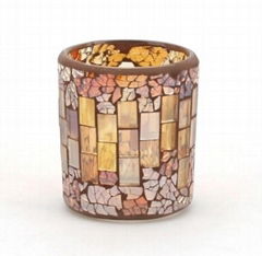 Glass Mosaic Tea light Candle Holders