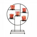 Mosaic Votive Candle Holders On a Metal Holder 2