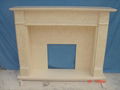 Fireplace made from Galala Beige