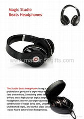 10pcs/lot Studio Headphones Black wholesale/retail