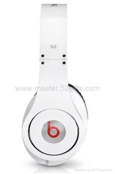 10pcs/lot Studio Headphones White wholesale/retail 4