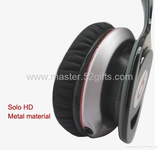 hot selling Solo HD headphones on ear headphone with volumn control with MIC  2