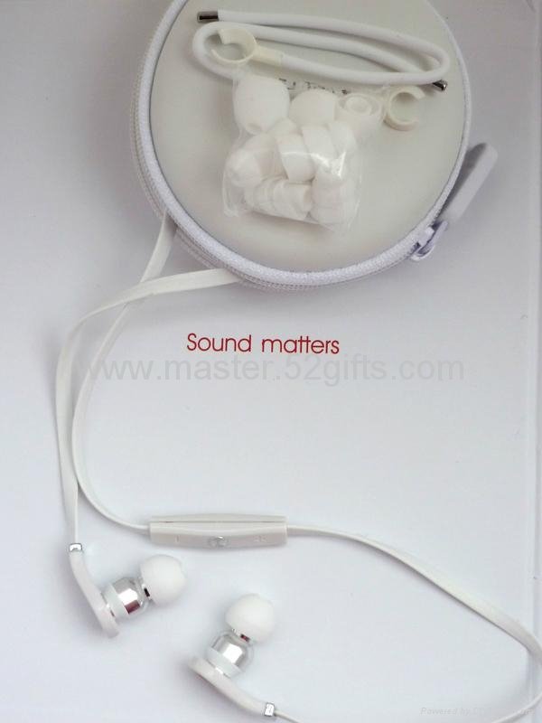 New version In-ear earphones with control talk Mic earphones 3