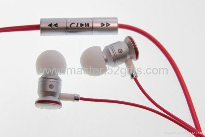  Ur control talk Mic earphone with bag for MP3/MP4 2