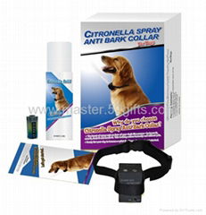 Dog Citronella spray anti bark collar