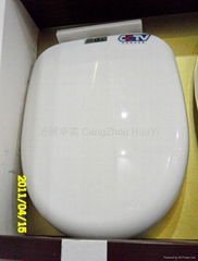 WHITE TOILET SEAT COVER