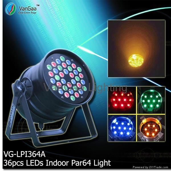 36pcs LEDs RGB Par 64 Light(Short)