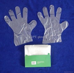 LDPE disposable plastic gloves