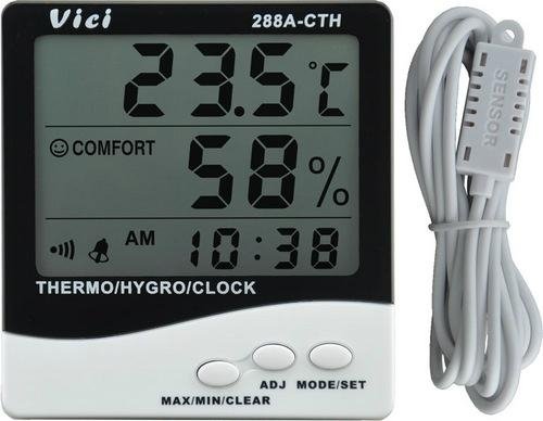  Indoor/outdoor digital thermo-hygrometer