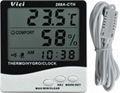 Indoor/outdoor digital thermo-hygrometer