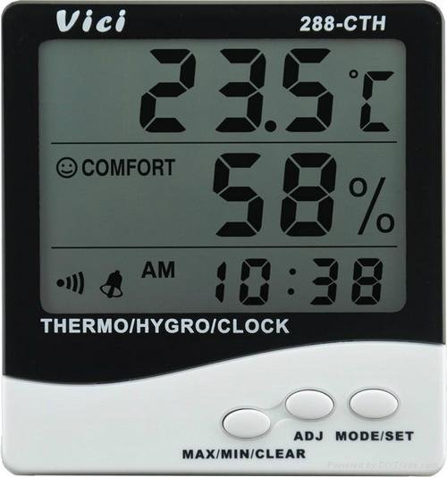 Indoor digital thermo-hygrometer