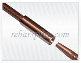 Tapered thread rebar connector