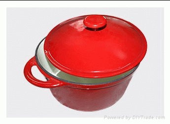 Cast Iron Enamel Cooking Pot