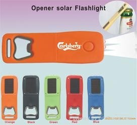 House & Camp Bottle Opener Solar Flashlight