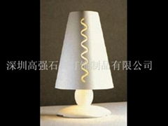 plaster table lamp