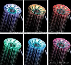 Multi-function LED hand shower