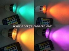 RGB MULTI-COLOR CHANGING LED BULB WITH