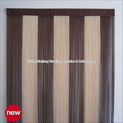 100% Polyester Multicolor Fringe/String curtain for door and windows