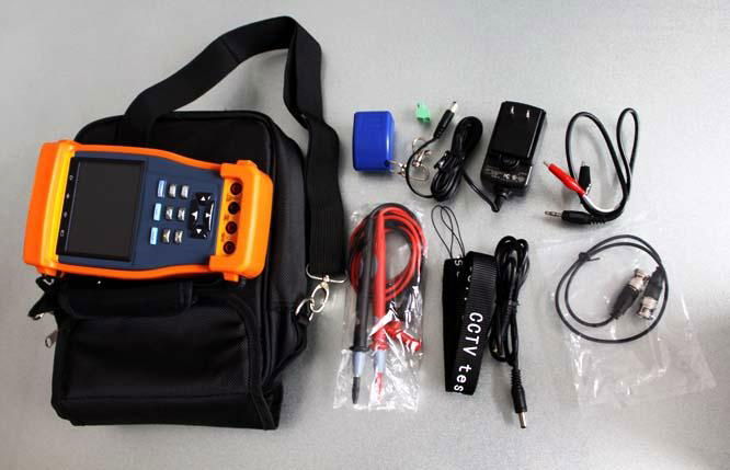 SC-TM06A,3.5 inch TFT LCD CCTV Tester with Digital Multimeter 2
