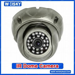 Color metal IR Dome camera CCD Dome IR