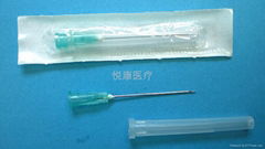 Disposable hypodermic needle