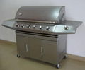 CE approval outdoor stainless steel gas BBQ grill 