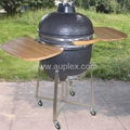 black color ceramic kamado bbq grill 2