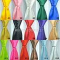 Solid Color Satin Necktie/ IMITATED SILK FABRIC necktie