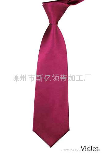 Solid Color Satin Necktie/ IMITATED SILK FABRIC necktie 5