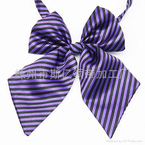 Girl's Polyester Butterfuly Bowtie/Stripe Bow ties 4