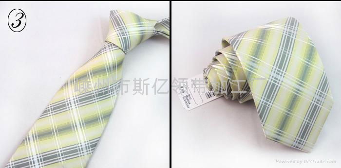 Fashion Men's Necktie/Polyester Wove Cell Necktie 4