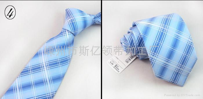 Fashion Men's Necktie/Polyester Wove Cell Necktie 5