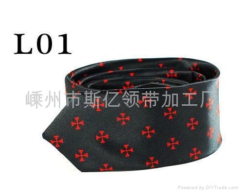 100% Polyester Printed Necktie /Satin Fabric printed necktie 4