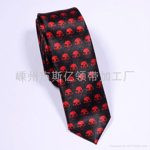 100% Polyester Printed Necktie /Satin Fabric printed necktie 2