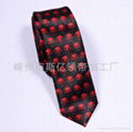 100% Polyester Printed Necktie /Satin Fabric printed necktie 2