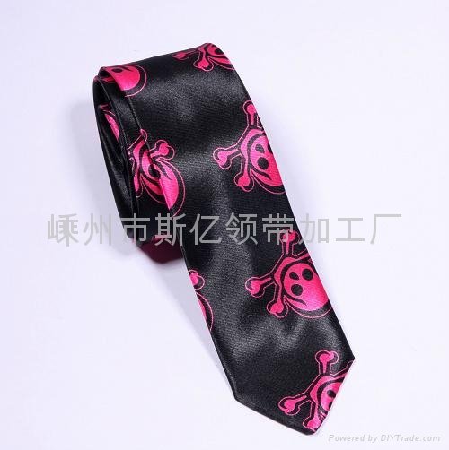 100% Polyester Printed Necktie /Satin Fabric printed necktie 4
